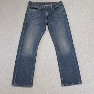 Levis Jeans Mens 34X32 Blue 559 Relaxed Straight American Medium Faded Denim